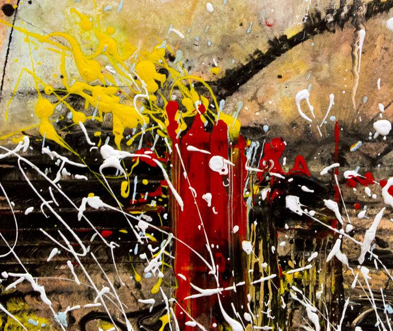 Detalle del cartel de la exposición "Arte, Inclusión y Transformación"