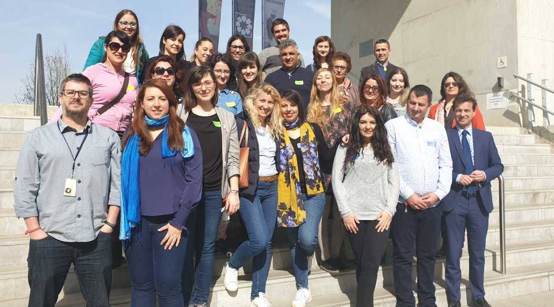 Foto de familia de los participantes en las jornadas de Granada del proyecto mAPP my Europe