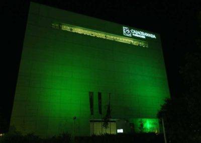 El Centro Cultural Memoria de Andalucía se ‘vistió’ de verde para visibilizar la lucha contra la ELA