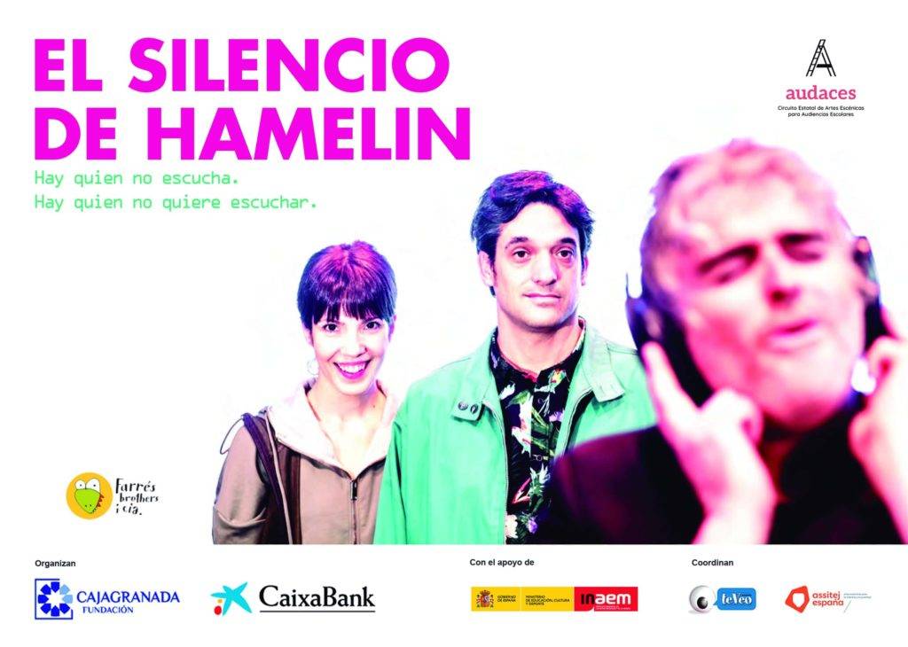 Cartel de la obra teatral 'El silencio de Hamelín'