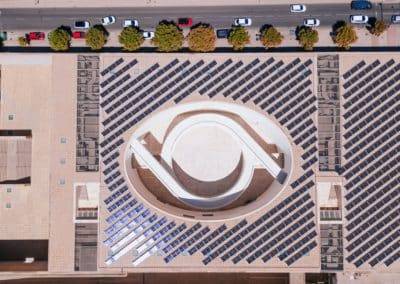 Energía verde en el Centro Cultural CajaGranada gracias a su planta solar, desarrollada por la empresa Cuerva