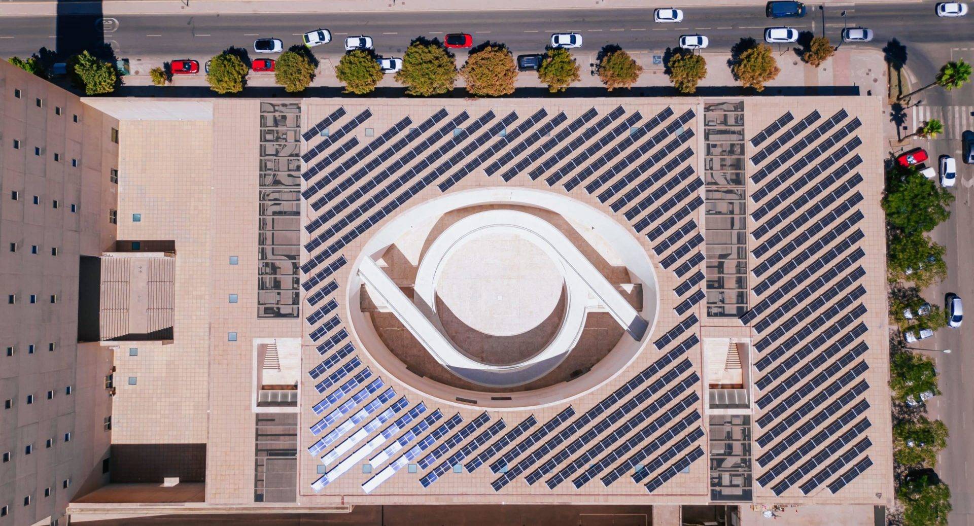 Planta Solar del Centro Cultural CajaGranada Vista de la Planta Solar del Centro Cultural CajaGranada