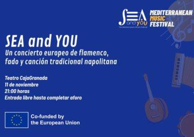 El Teatro CajaGranada acoge SEA and YOU, el gran concierto europeo de flamenco, fado y canción tradicional napolitana