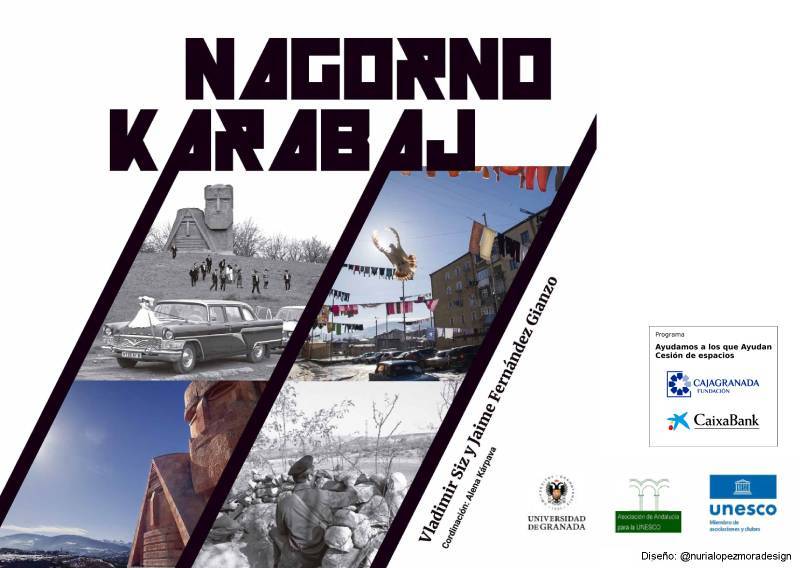Detalle del cartel de la exposición 'Nagorno Karabaj. Una guerra entre dos siglos'