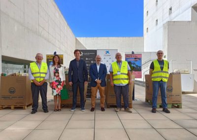CajaGranada Fundación y CaixaBank entregan 7.000 Kg de alimentos para las familias más necesitadas