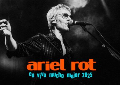 Ariel Rot en concierto. Gira ‘En Vivo Mucho Mejor’
