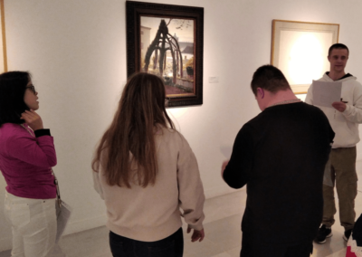 Jóvenes con grandes capacidades para enseñar el arte en el Museo Memoria de Andalucía