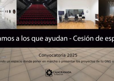 Ayudamos a los que ayudan – Cesión de espacios 2025