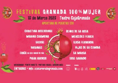 Festival 100% Mujer Granada