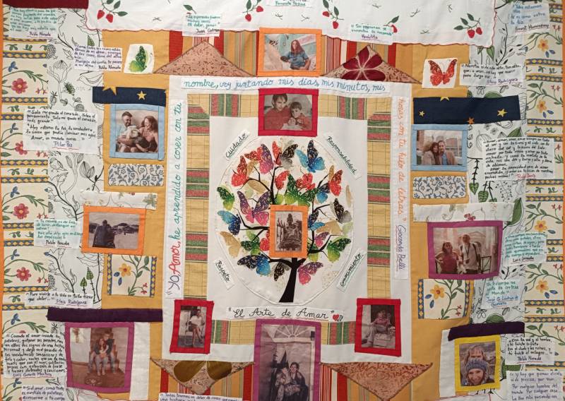 Detalle de un bordado de la exposición 'Que tu nombre no se borre'