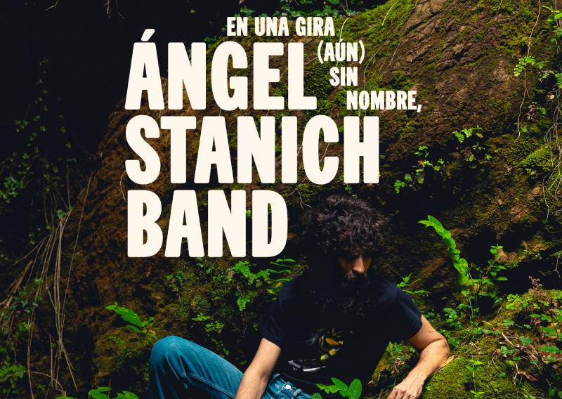 Creatividad del concierto de Ángel Stanich Band con el artista Ángel Stanich