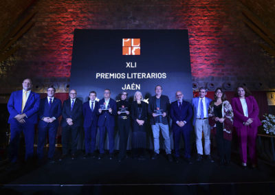 Salvador Gutiérrez Solís, José Manuel Fajardo González y M. J. Bausá, ganadores de la 41ª edición de los ‘Premios Literarios Jaén’ de CajaGranada Fundación y CaixaBank