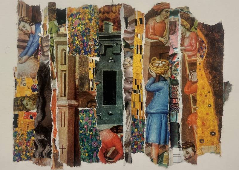 Collage realizado en el taller 'Arte, Inclusión, Transformación’ VI Edición