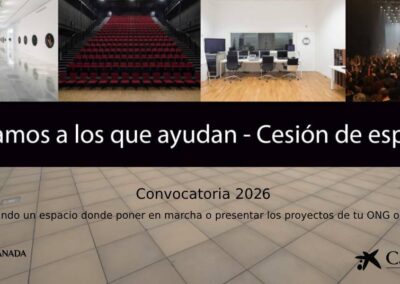 Ayudamos a los que ayudan – Cesión de espacios 2026