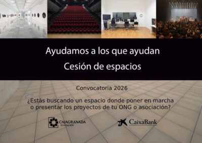 Las entidades sociales de Granada podrán desarrollar sus proyectos en el Centro Cultural CajaGranada gracias al programa ‘Ayudamos a los que ayudan – Cesión de espacios’