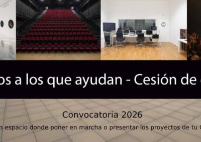 Ayudamos a los que ayudan – Cesión de espacios 2026