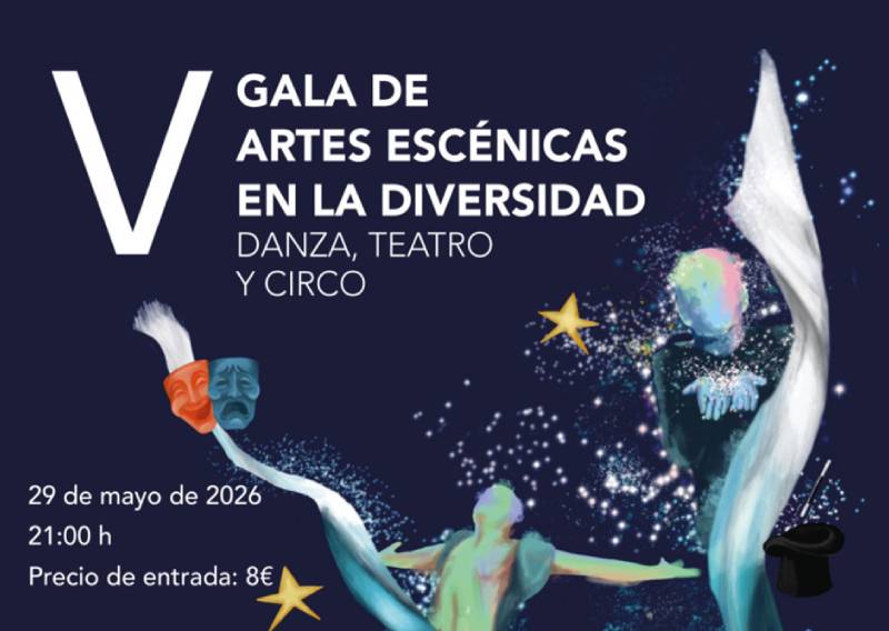 Infografía para la promoción de la V Gala de Artes Escénicas en la Diversidad