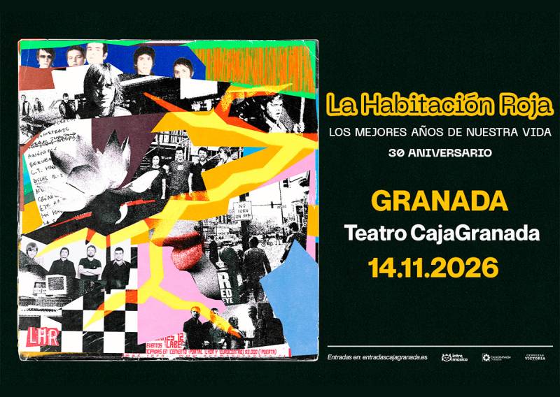 Imagen para la promoción del concierto de 'La Habitación Roja'
